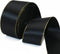 David accessories Black Satin Ribbon with Gold Edges 1.5 Inch wide 20 Yards, Gold Border Fabric Ribbons for Gift Wrapping DIY Crafts Christmas Dec...