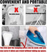 Garment Steamer Ironing Gloves for Clothes - Waterproof Anti Steam Glove, Anti Steam Mitt with Finger Loop Heat Resistant Ironing Board for Clothe...