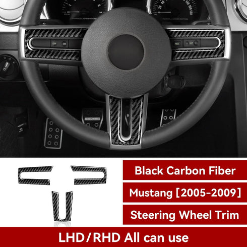 Car Sticker Decal Carbon Fiber Interior Trim for Ford Mustang GT Shelby 2005 2006 2007 2008 2009 S197 Accessories...