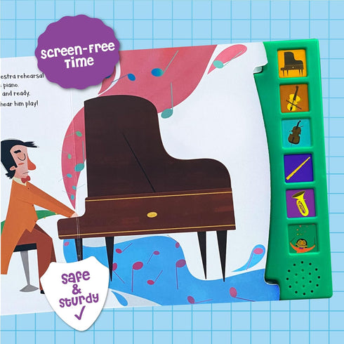What A Noisy World! - Musical Journey - Sound Books for Toddlers - Musical Toys for Toddlers 3-5 - Musical Book for Toddlers with 6 Different Soun...