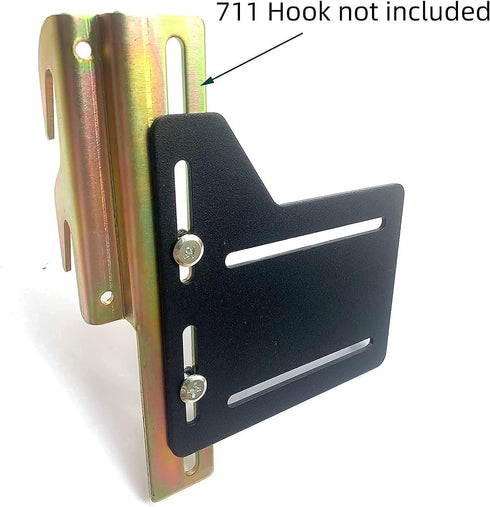 2Pcs Bed Frame Conversion Kit,Bed Frame Adapter Bracket,Heavy Duty Bed Modification Plate, Headboard Brackets for Metal Bed Frame, Headboard Attac...
