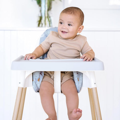 Highchair Cushion Cover for Inflatable Cushion, Compatible for IKEA Antilop Highchair, High Chair Accessories Stain-Proof and Wipeable Cushion Cov...