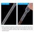 PATIKIL 0.3ml Pipettes Dropper, 60pcs Plastic Pipettes Disposable Pipette Transfer Pipette Calibrated Plastic Eye Dropper with Scale for Science L...