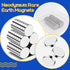 35 Pcs Strong Neodymium Magnets, Tiny Small Magnets for Whiteboard, Heavy Duty Rare Earth Magnets Small Round Magnets Fridge Office Magnets for Cr...