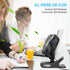 BESKAR USB Clip on Fan, Portable Small Fan with Cord Powered, 3 Speeds Strong Airflow, with Sturdy Clamp, Quiet Personal Desk Fan...