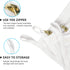 TENRAI 3 Packs Delicate Laundry Bags for Reusable Face Masks and Reusable Makeup Remover Pads,Fine Mesh Wash Bags,Use YKK Zipper, with Hanger Loop...