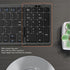 Luqeeg Foldable Bluetooth Keyboard, 81 Keys Pocket Keyboard, Rechargeable Full Size Slim Keyboard Extra Bluetooth 5.1 Keyboard for Windows Tablet ...