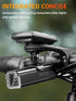 ROCKBROS Out Front Mount Compatible with Garmin, iGPSPORT - Bike Handlebar 1.26’’-1.38’’/ 32-35mm...
