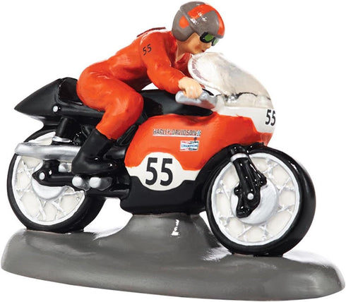 Department 56 Snow Village "Harley-Davidson Top Speed!" Ceramic Accessory #4036574...