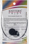 Knitter's Pride interchangeable Cords 8" (16" w/tips), Black...