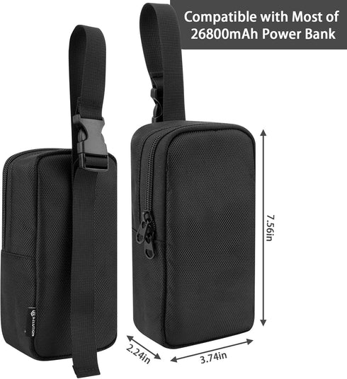 Power Bank Travel Case Compatible with Anker Power Core 26800mAh/ PowerCore +26800mAh, Storage Carrying Case for RAV Power 26800/20100/20000mAh, R...