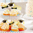 48 PCS Graduation Cupcake Toppers - 2023 Graduation Decoration, Glitter Class of 2023 Food Appetizer Picks, Graduation Theme Party Supplies Gold M...