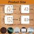 2 Inch Alphabet Letter Stencils for Painting, 70 Pcs Magic Letter Stencils and Numbers, Reusable Plastic Art Craft Stencils for Painting on Wood S...