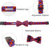 Dog Collar - Halloween Pumpkin Bowtie Dog Collar Gift Soft Bow Collar Pet Adjustable Metal Buckle Dog Collar for Large Dogs...