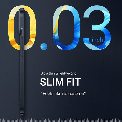 TORRAS Slim Fit for iPhone 13 Pro Max Case, Ultra-Thin 13 Pro Max Case Black, Lightweight Hard PC Cover with Secure Grip Phone Cases for iPhone 13...