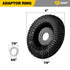 GRAFF Premium Wood Carving Disc 4 Inch for Angle Grinder - Shaping and Grinding Wheel for Wood, Drywall, Chipboard, Plastic - Woodworking Angle Gr...