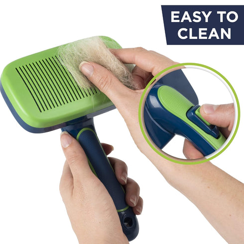 Pet Slicker Brush - Dog Brush & Cat Brush for Long Haired Cats - Dog Grooming Brush - Dog Brushes for Shedding - Dog Hair Brush - Grooming Product...