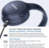 RUNOLIM Hybrid Active Noise Cancelling Headphones, 65H Playtime, Built-in Microphone, Bluetooth Wireless Over Ear Foldable Headphones with HiFi Au...