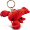 Puzzled Lobster Plush Keychain Stuffed Animal Toy - Soft Plush Ocean Life Animal Red Lobster Charm Keyring, Decorative Plush Toy Accessory Fun Bud...