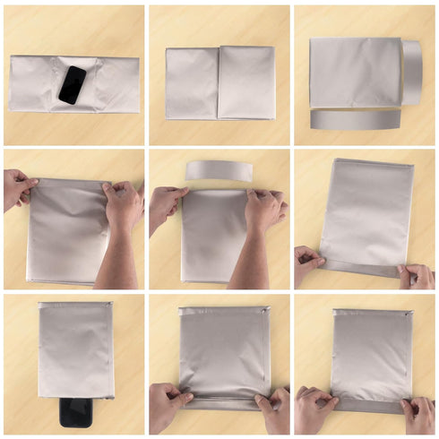 Faraday Fabric?(43"W × 108"L Fabric + 300"L Tape)?Faraday Fabric EMP Proof Military Grade?Faraday Cloth can Block Cellular Signals,WiFi, Bluetooth...