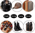90 Sets Black Chicago Screw Leather Assorted Kit ?6 Sizes of Screw Rivets for Leather Rivet ?for DIY Leather Craft and Bookbinding (M5 X 4, 5, 6, ...