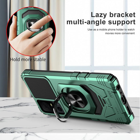 Ailiber Case for TCL 40 X 5G, TCL 40 XE 5G Phone Case with Screen Protector, Ring Stand for Magnetic Car Mount, Military Grade, Heavy Duty Shockpr...
