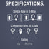 Legrand Radiant TM873GRY 15 Amp Rocker Wall Switch, 3-Way Decorator Light Switches, Gray (Without Wall Plate, 1)......