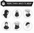 ROCKBROS Ski Mask Thermal Fleece Balaclava Ski Face Mask for Cold Weather Winter Full Face Protective Headgear for Men Women Black...