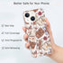 Aesthetic Butterfly Book Phone Case Compatible with iPhone 15 Plus, Vintage Brown Book Trendy Cool Girl Boy Case for iPhone 15 Plus, Silicone Shoc...