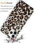 J.west Case Compatiable with iPhone 13 Pro 6.1 inch,Sparkly Animal Leopard Print Pattern Vintage Cheetah Glitter Translucent Clear Soft TPU Slim P...