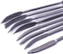 Wood Files and Rasps 8 PCS 5.5 X 200mm Double Ended Riffler Wood Rasp File Set Riffler File Set Woodworking Carving Rasping Coarse Rasps and Files...