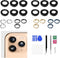 for iPhone 11 Pro Max Rear Camera Lens Replacement for iPhone 11 Pro with Metal Frame Midnight Green Silver Space Gray Gold 4 Color Cover HD Tempe...