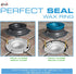 Danco 10879 All-in-One Toilet Installation Kit with Perfect Seal Wax Ring & Zero Cut Bolts, Blue and Gray, 1-Pack...