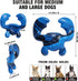 Dog Toys for Aggressive Chewers,Nylon Crab Durable Dog Toy for Medium Large Dogs, Bacon Flavor Interactive Dog Toys for Boredom,Blue...