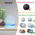Table Stand for Echo Dot 5th Generation - C YECEN Desktop Holder Mount for Echo Dot 5th & 4th Gen, Base Bracket with Light Guide and with Built-in...