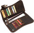 Mens Wallet with Chain Leather Long Bifold Trucker Wallet Vintage Biker Money Clip with Zipper...