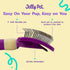 Pivoting Slicker Brush, Brush Head Moves, Soft Pin Slicker, Protects Skin, Prevents Irritation, Effortless Brushing of Shedding Dogs, Detangles an...