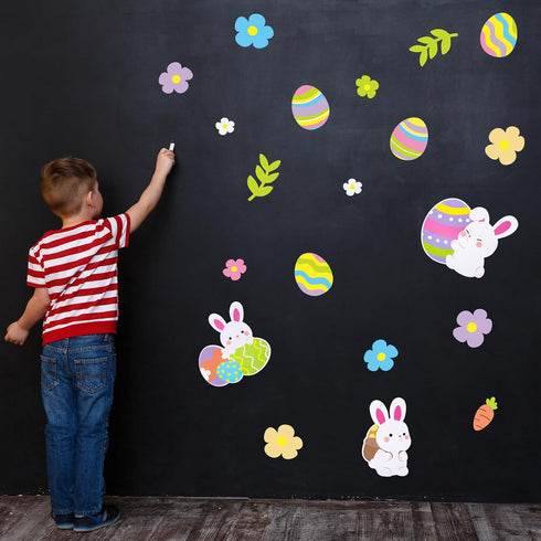 Tenare 133 Pcs Bulletin Board Letters Rabbit Alphabet Cutouts Numbers Set 110 Uppercase Poster Board Letters 23 Symbols ABC Letters for Classroom ...
