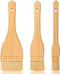 3Pcs Hake Brush Hake Paint Brush Flat Paint Brush, Artist Painting Brushes Set Sheep Hair Bristle Art Brushes for Wash,Ceramic Oil,(9 x 1 Inches, ...