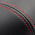 SecosAutoparts Leather Center Console Lid Armrest Cover Compatible with Lexus IS200 IS250 IS300 IS350 2014 2015 2016 2017 Black Leather Red Stitch...