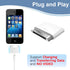 Lightning to 30 Pin Adapter Charging Sync Connector 8 Pin Female to 30 Pin Male Adapter Adapter for Select iPhone, iPad and iPod Models...