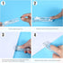 Stainless Steel Metal Refill Clips Dispenser, Mini Reusable Binder Pack Clamp, 1 Pack Push Stapler with 50pcs Binder Clips Silver 50pcs Colorful P...