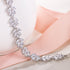 EVER FAITH Wedding Jewerly Hand Accessory Prong Cubic Zirconia Birthstone Marquise Leaf Elegant Tennis Bracelet...