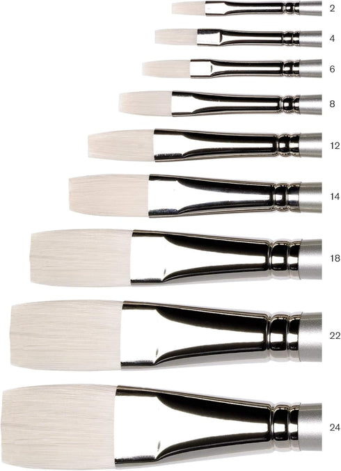 Winsor & Newton Artisan Paint Brush, Long Handle, Size 4, Flat...