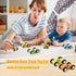 10 Pieces Wooden Mini Car Wooden Car Ramp Race Track Toys for Aged Over 3 Years Old, Wooden Car Ramp Racer Toy Replacement Vehicle Set Race Car Pa...