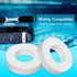 6pcs Pool Cleaner Climbing Ring Compatible with Dolphin Maytronics Robot Swimming Pool Cleaner, White Wheels Rings Replacement Part for Dolphin M2...