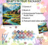 Arttoplus Landscape Paint by Numbers Kit for Adults-Scenery Paint by Numbers Kits for Adults Canvas,Scenery Adult Paint by Numbers for Gift Home W...