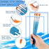 Breling 10 Pcs Paint Angled Brush 1/4 Inch Dagger Brush with Long Handle Dagger Stripes for Acrylic Watercolor Oil Rock Painting Artist Halloween ...