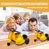 Kids Ride-On Motorcycle with Side Car - Eco-Friendly Straw Material, Push and Pull Toy for 1-3 Year Olds, Mini Cute Motorcycle Toys for Kids 3-5...