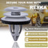 Rexka 30pcs Gray Door Trim Panel Retainer Clips Rivet Compatible with BMW 51418224781 51410407983 51430141025 E36, E46, E90, E91, E92, E93, F32, F...